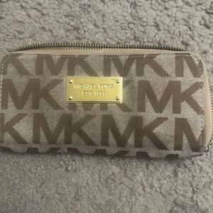 Michael Kors Brown Logo Wallet